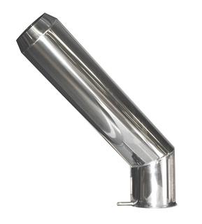 RK Spezialabgasrohr, 1m lang 45 GR, Edelstahl, d:200mm