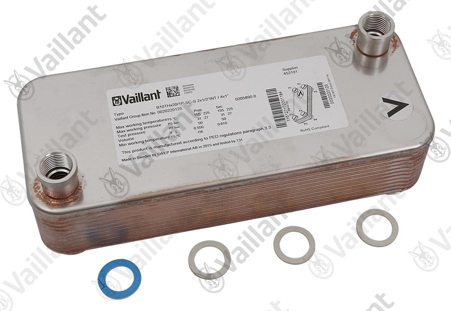 Artikelbild 1 des Artikels „VA Wärmetauscher, BW Vaillant-Nr. 0020233639 “