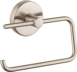 hansgrohe Papierrollenhalter Logis o. Deck, brush. ni., Wandmont., MS, Met.