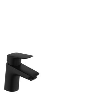 hansgrohe EH-Waschtisch-Armatur Logis Met.-Zugst.-Abl., o CSt, A 107mm, ms