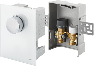 Oventrop RL-Temp.Regelung Unibox T RTL ESG we, m Vtl., Therm. u RL-Temp.-Begr.