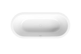 Badewanne BetteStarlet Flair-Oval-8772 Glasur, weiß, 158x68x42cm