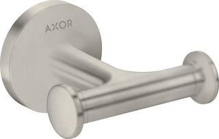 hansgrohe Handtuckhaken Axor doppelt, Wandmontage, Edelstahl Finish