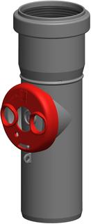 ATEC Kontroll-Rohr PolyTop DN 60, Nutzlänge 147mm