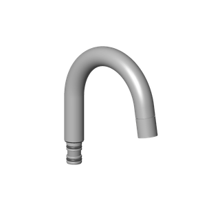 DO Auslauf ET 90282205803 26 x 131 x 127 mm, 4,54 l/min. Platin gebürstet