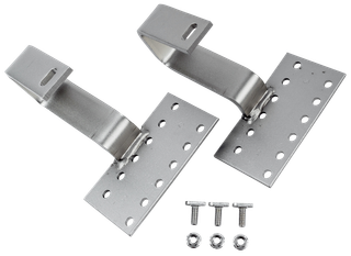 Wolf Falzziegel-Haken AluPlus 2er Set, 8mm, für niedrige Dachlattung