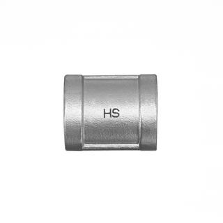 HS Muffe 270 DN 32, 1 1/4", IG/IG, Edelstahl