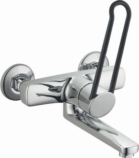 KWC WT-Wand-EHM VITA PRO Ausl. 225mm, vc, Schwenkausl., Heb. lang