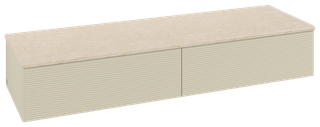V&B SB m F-Struktur -Beleuchtg. Antao 160x26,8x50cm, WBP botti., si Gr m Lac