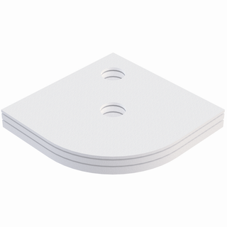 Schedel VK-U-Elem MULTISTAR PLAN Kes. 90x90x2/3/4cm, 3er, f waager. Ablauf