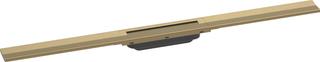hansgrohe RainDrain Flex Duschrinne 900mm, brush. bronze, Fertigset, kürzbar