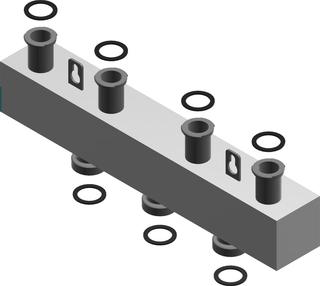 BOSCH Ersatzteil TTNR: 5024876 Heizkreisverteiler HKV 2 DN32 (V2)