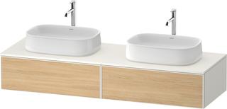 Duravit Waschtisch-Unterschrank Zencha 160x55cm, B bs, Ei nat/weiß matt, Ei li