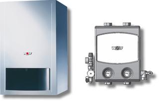 Wolf Paket Gasbrenntwerttherme CGB 100, BM, mit Pumpe, ohne Speicher