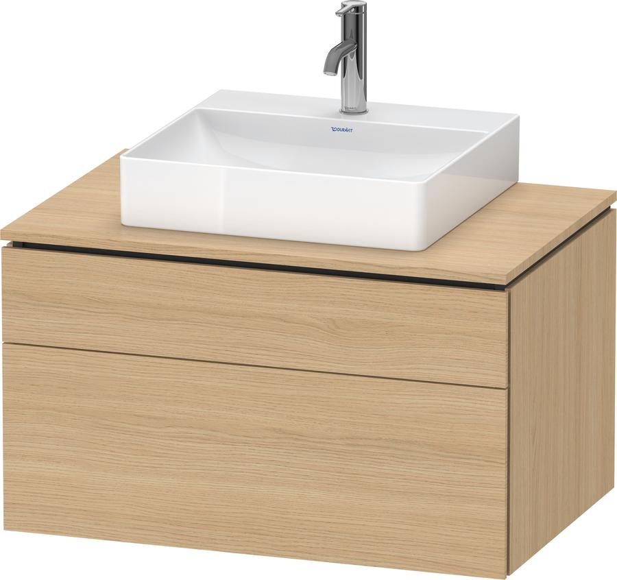 Artikelbild 1 des Artikels „Duravit Waschtisch-Unterschrank L-Cube 82x55cm, E N, 1 Schubk., 1 Ausz., wandh 82 x 55 cm | eiche natur“
