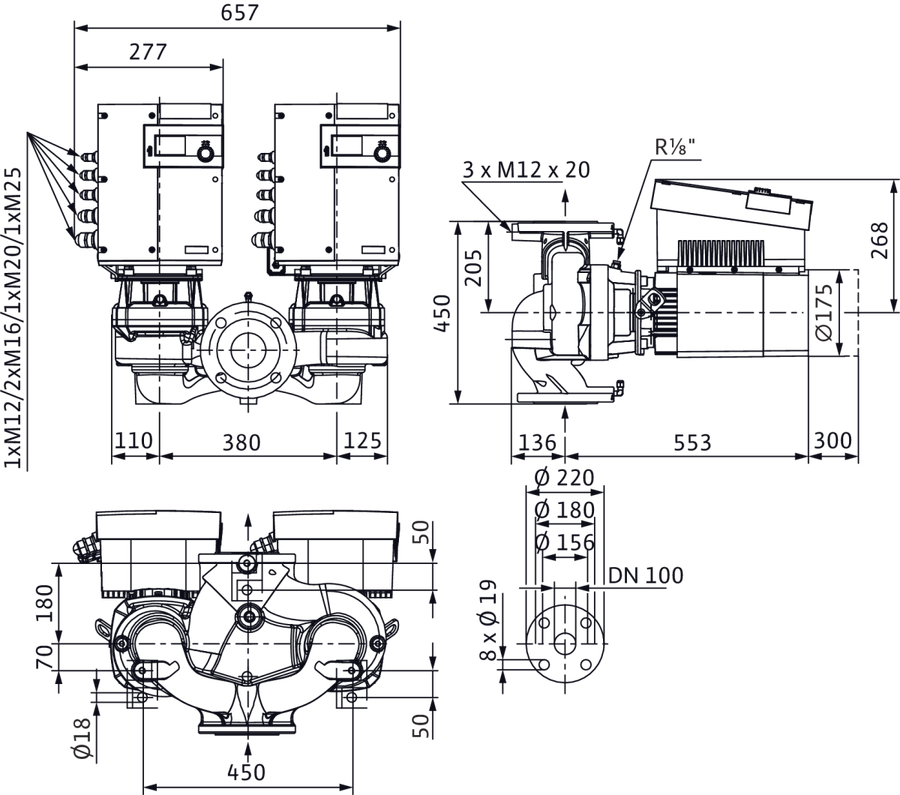 Artikelbild 8 des Artikels „Wilo Trockenl.HE-D.pump Stratos GIGA D 100/1-27/4,8, mit Differenzdruckgeber 100/1-27/4,8“