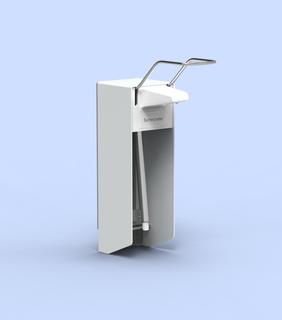 CWS MediLine Universalspender 1000 714E AL w, ES-Pumpe, ger. ES-Ansaugrohr