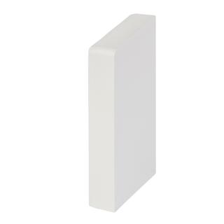 Flamco Endstück T 52,2x96x15mm, rechts, Kunststoff, weiß