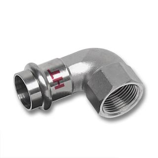 Sanha Winkel NiroTherm 98090IG 90G, m Pressanschl. u IG, 28x1mm
