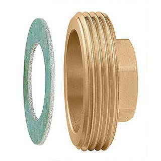 Caleffi Blindstopfen 1 1/2" AG, 1 P., m Dicht f n. verw. Abg.