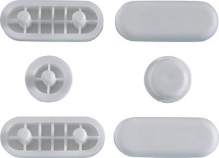 Duravit Puffer f Sitz 1930/Orchidee, mit Chromscharnier
