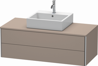 DU WT-Unterbau XSquare, 2 SK, wandh. 400x1200x548mm, Basalt Matt ES Nussb