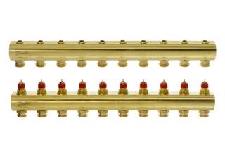 Danfoss FBH-Verteiler FHF-10 10 Kreise, ohne Durchflussanzeige