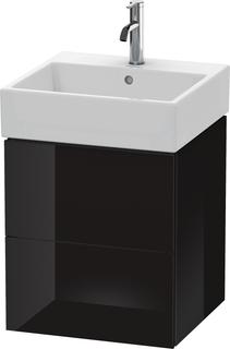 Duravit Waschtisch-Unterschrank L-Cube 48,4x45,9cm, sw hgl, 2 Schub., wandh
