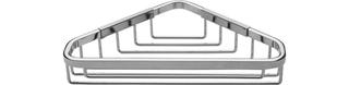 ASW Eckseifenkorb verchr., geschl., 180x130mm, Standard