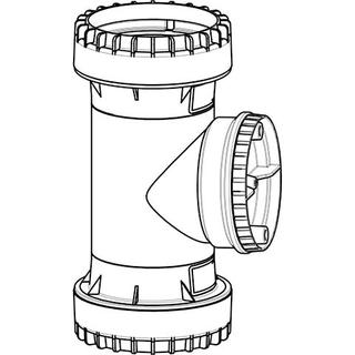 Daikin Revisionsrohr F8 RR DN 80, für flexibles Abgasrohr