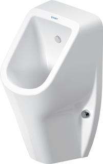 Duravit Urinal No. 1 30,5x29cm, Zul. v hi, riml, w H gl, m Fl