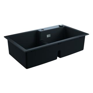 GROHE Komp.-EBS K500 90-C 86/50 2.0 86x50cm, auflieg., 2 Beck., Gra schwarz