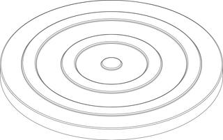 BOSCH Ersatzteil TTNR: 8735100307 Abdeckung Deckel D960 weiss everp