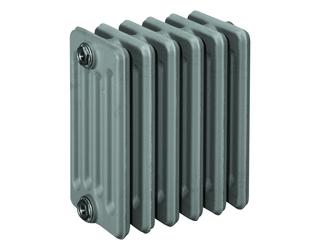 HG-TEC DIN-Gussradiator Berlin grundiert 22 Glieder BH 430 NA 350 BL 1320 BT 220