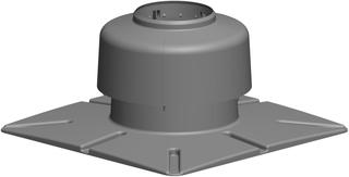 ATEC Mündungs-Set PolyTop DN 110, 360x360mm, Kunststoff