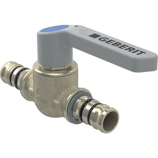 Geberit Kugelhahn Mepla d= 20mm, mit Betätigungshebel, Rotguss