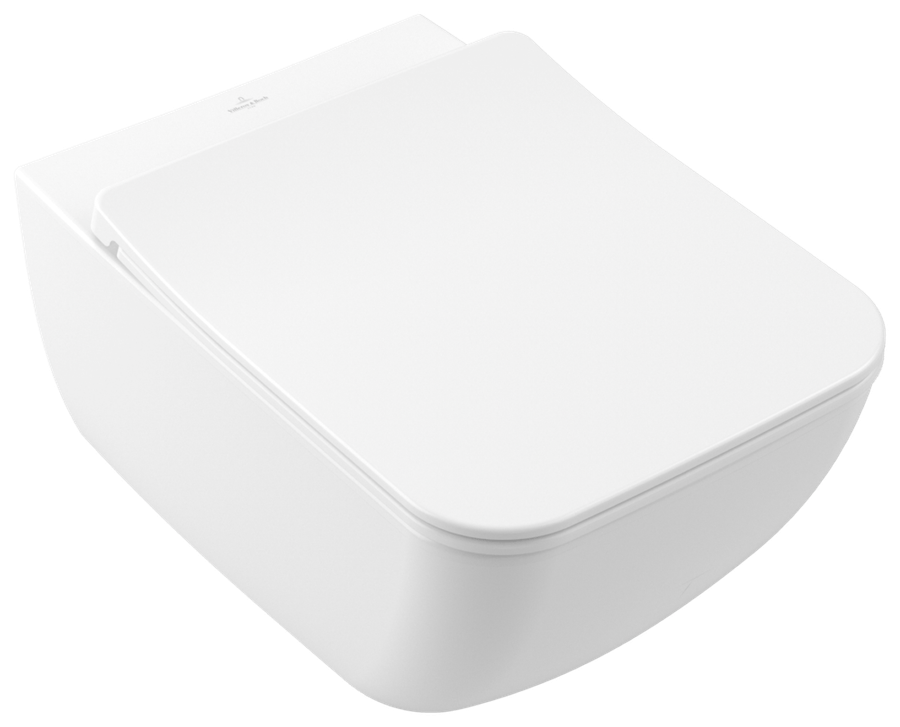 Artikelbild 2 des Artikels „V&B Wand-Tiefspül-WC VENTICELLO 37,5x56cm, D-Flush, randlos, st. wh. C+ stone white C-plus“