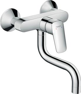 hansgrohe SPT-EHM Logis M31 Wandmontage, 1jet, Lowspout, chrom