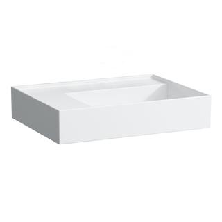 Laufen Aufsatzwaschtisch KARTELL 60x46cm, Ab L, o. ÜL, o. Hahnl., we. LCC
