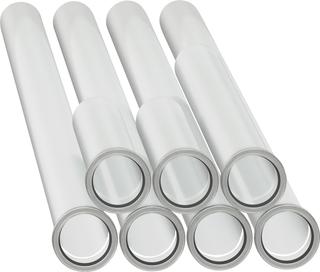 BOSCH Abgasrohr-Set FC-Set-S110 10 m, d= 110mm, starr, senkrecht