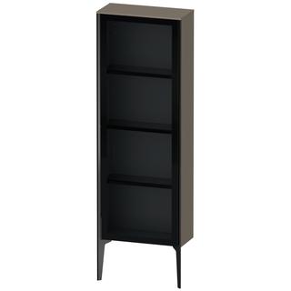 Duravit Halbhochschrank XViu 50x24x133cm, s m, Tür l, flan. Gr s-matt