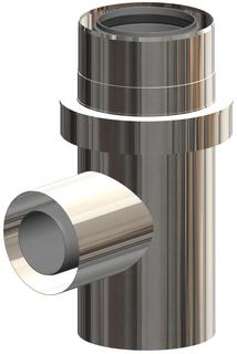 AT T-Stück für Mehrfachbelegung DN110/160 Edelstahl V4A