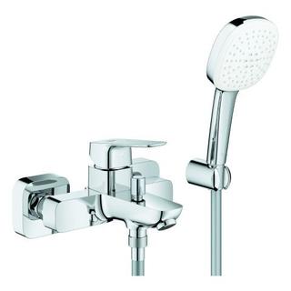 GROHE Wannen-Einhebelmischer Cubeo 1/2", autom. Umst., m Brausegarn., chrom