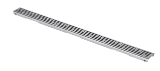 TECE Designrost basic ES geb., 1200mm, für Duschrinne, gerade