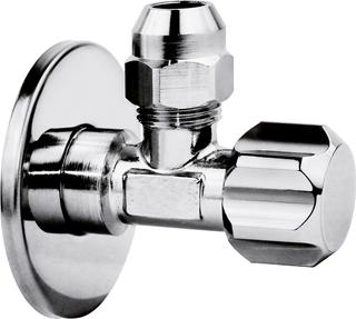Blanco Eckregulierventil-Set DN 15, Messing verchromt