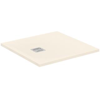 IS Quadrat-Brausewanne Ultra Flat S + 80x80x3cm, sandstein