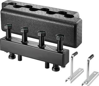 FORMAT Therm Verteilerbalken für 2 Heizkreise, Stahl, DN 25