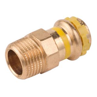 AIPS Ü-Nip. VSH SudoPress SPG4243GV 22mmxR 1, Rotguss, HNBR-O-Ring