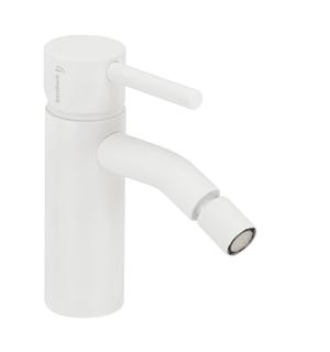 Herzbach Bidet-Einheblmischer Deep ohne Ablaufgarnitur, weiß matt