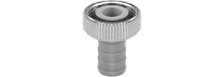ASW Schlauchverschraubung Schl 1/2", ÜW 3/4", fl dich, KST, vc